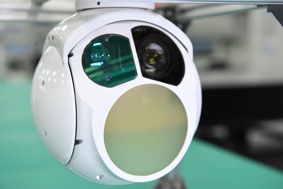 กว้าง 170mm EO IR UAV โซมกล้องอากาศ Electro Optical Pod With LRF