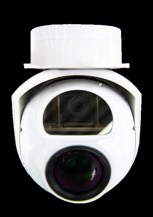 15X Electro Optical Surveillance System EO Sensor 2 Axis มูลติสเปคตรอล UAV ซูมแคมเมร่า