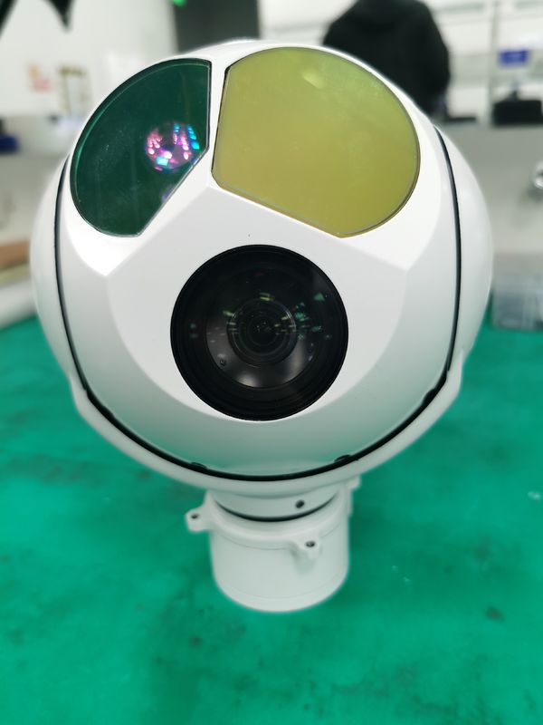 เซนเซอร์ IR ขนาด 35 มม. ระบบติดตามด้วยแสงด้วยไฟฟ้า กล้อง UAV Gimbal พร้อมเอาต์พุต IP