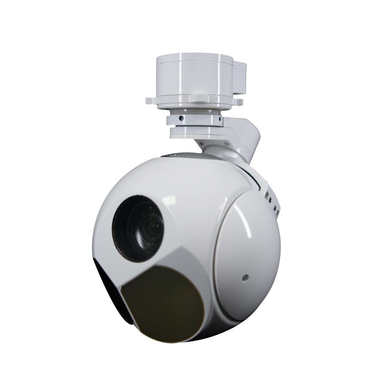 เซ็นเซอร์ IR EO สามแกน 1.1 กก. กล้อง UAV Gimbal พร้อมฟังก์ชั่นเลเซอร์