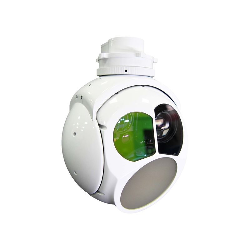 4k HD LWIR PTZ 30x Optical Zoom UAV กล้องรักษาความปลอดภัยทางความร้อนสําหรับการตรวจจับ