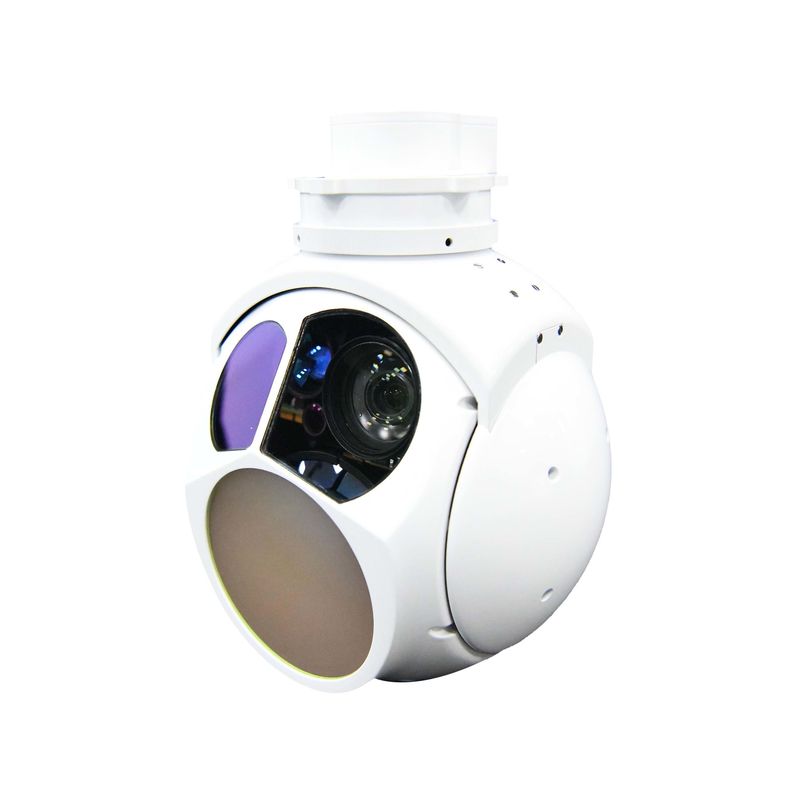4k HD LWIR PTZ 30x Optical Zoom UAV กล้องรักษาความปลอดภัยทางความร้อนสําหรับการตรวจจับ